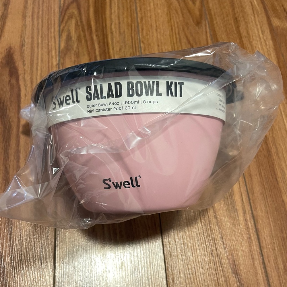 S’well Salad Bowl Kit in Pink Topaz Swell - Picture 9 of 11